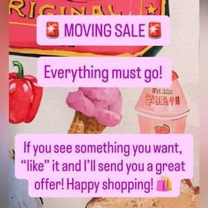 MOVING SALE!!